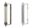 Indoor Outdoor 7.5" Thermometer Bronze Patina or Satin Nickel Finish - YourGardenStop