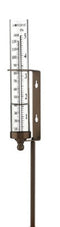 6.5" Rain Gauges in Bronze Patina Finish or Satin Nickel Finish - YourGardenStop