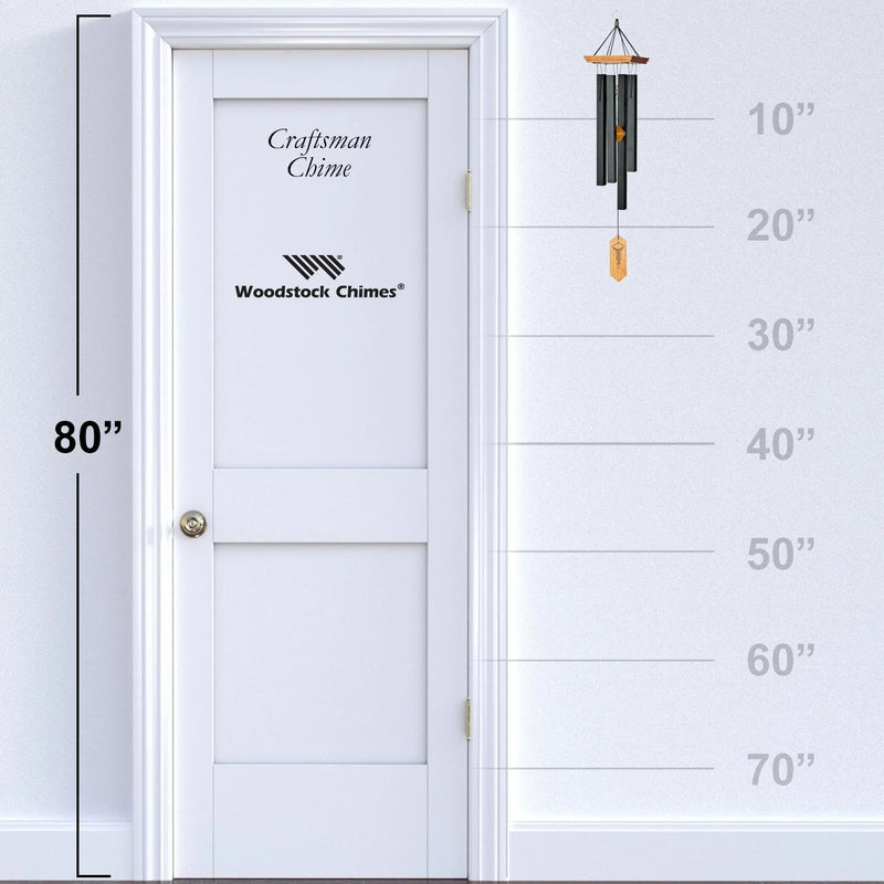 Woodstock Craftsman Chime - Black - YourGardenStop