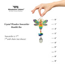 Woodstock Chimes Crystal Wonders (Rainbow, Peacock, Butterfly, Bee) - YourGardenStop