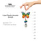 Woodstock Chimes Crystal Wonders (Rainbow, Peacock, Butterfly, Bee) - YourGardenStop