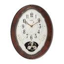 Wood Frame Pendulum Wall Clock - Plays Melodies on the Hour - YourGardenStop