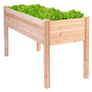 Solid Wood Cedar 30-inch High Raised Garden Bed Planter Box - YourGardenStop