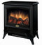 Compact Stove Style Electric Fireplace Space Heater in Black - YourGardenStop
