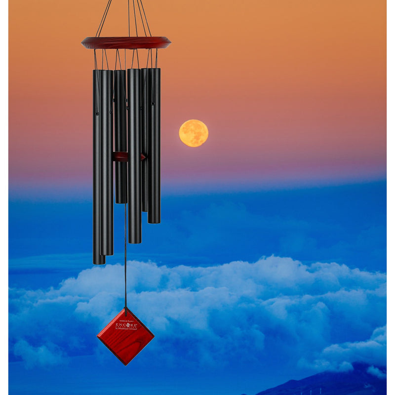 Woodstock Chimes the Planets Black (Pluto & Earth) - YourGardenStop