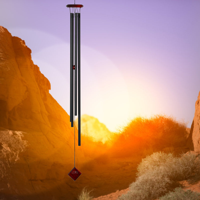 Woodstock Chimes the Planets Black (Pluto, Earth, Saturn & Mars) - YourGardenStop