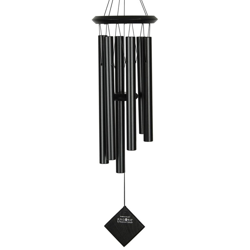Woodstock Chimes the Planets Black/Black (Pluto & Earth) - YourGardenStop