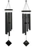 Woodstock Chimes the Planets Black/Black (Pluto & Earth) - YourGardenStop