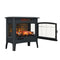 Black Infrared Quartz Electric Fireplace Stove Heater - YourGardenStop