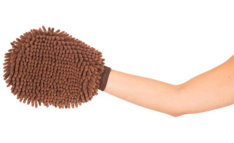 Dirty Dog Grooming Mitt in Grey or Brown - YourGardenStop