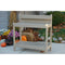Outdoor Vinyl Potting Bench Garden Work Table in Mocha - Made in USA - YourGardenStop