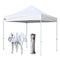 Outdoor Pop Up 10 x 10 Ft Gazebo with White Canopy - YourGardenStop