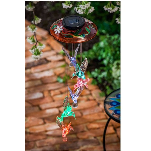 Glass Topper Solar Mobiles (Butterfly, Dragonfly or Hummingbird) - YourGardenStop