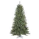 7.5Ft Pre-Lit Christmas Tree Realistic Spruce w/500 Clear White Lights - YourGardenStop