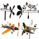 Whirligig (Cat Aviator, Grey Cat, Black Lab, Dog Aviator) - YourGardenStop