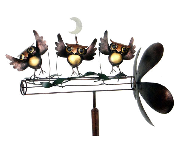 Whirligig (Dancing Owls & Classic Hummingbird) - YourGardenStop