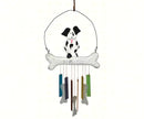 Wood & Glass Animal Wind Chime (Dog or Cat) - YourGardenStop