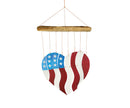 Americana Heart Driftwood Wind Chime - YourGardenStop