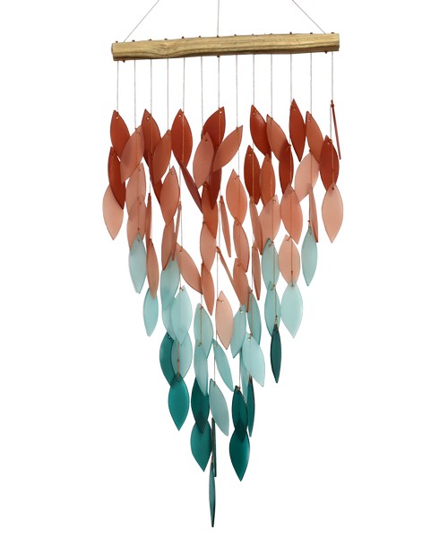 Coral Ombre Waterfall Chime & Coral Ombre Waterfall Chime Deluxe - YourGardenStop