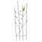 60-inch High Metal Garden Trellis with Climbing Vine Leaf Design
