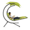 Single Person Sturdy Modern Chaise Hammock Porch Swing-Various Colors - YourGardenStop