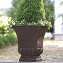 Rustic Metal Urn Style Garden Planter for Indoor or Outdoor Use - YourGardenStop