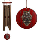 Woodstock Bronze Habitat Chime - Dragonfly, Butterfly & Owl - YourGardenStop