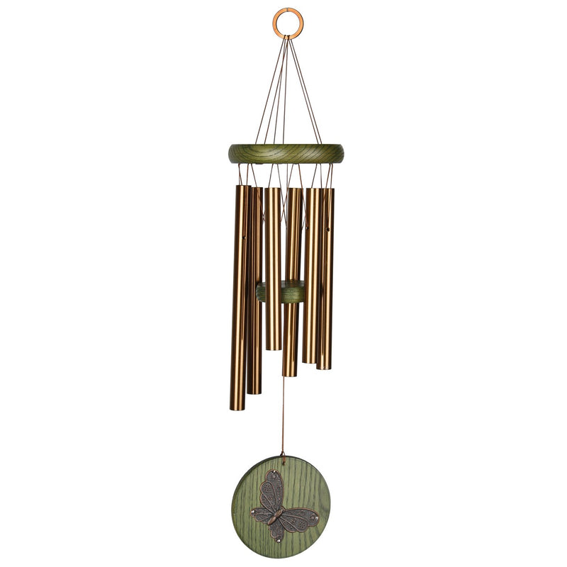 Woodstock Green Habitat Chime - Dragonfly, Butterfly, Hummingbird & Owl - YourGardenStop