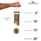 Woodstock Green Habitat Chime - Dragonfly, Butterfly, Hummingbird & Owl - YourGardenStop