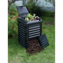 Heavy Duty Black Plastic Compost Bin for Home Garden Composting 80 Gallon - YourGardenStop