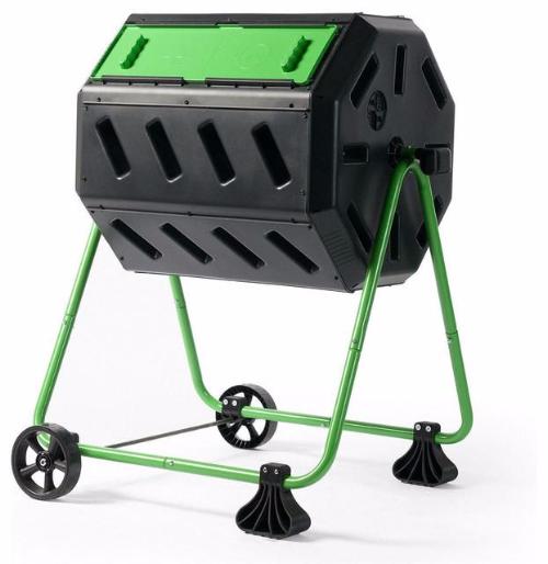 Tumbler 5 Cubic Ft Compost Bin for Home Composting with Heavy Duty Frame - YourGardenStop