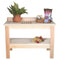 Wooden Potting Bench Garden Table  - Made in USA - YourGardenStop