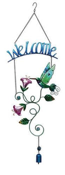 Hummingbird Welcome Sign by Sunset Vista - YourGardenStop