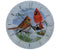 Marc Hanson Winter Light 12" Glass Clock - YourGardenStop