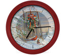 Wintertime Sleigh Cardinals 8 inch Sound Clock - YourGardenStop