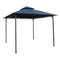 10Ft x 10Ft Gazebo with Iron Frame and Navy Blue Canopy - YourGardenStop
