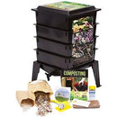 Black Worm Composter with Compost Tea Spigot - Indoor or Outdoor - YourGardenStop