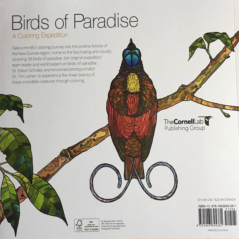 Birds of Paradise: A Coloring Expedition [Book]