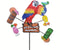 Premier Designs Island Parrot 18 inch Whirligig, Yard Garden Spinner - YourGardenStop
