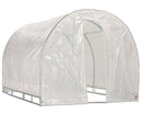 Polytunnel Hoop House Style Greenhouse (8' x 8') - YourGardenStop