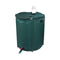 Collapsible 50-Gallon Rain Barrel with Zippered Top in Green Color - YourGardenStop