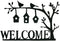 Welcome Birdhouses Wall Art - YourGardenStop