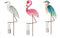 Bird Rain Gauge Stake - Egret, Heron & Flamingo by Regal Art & Gift - YourGardenStop