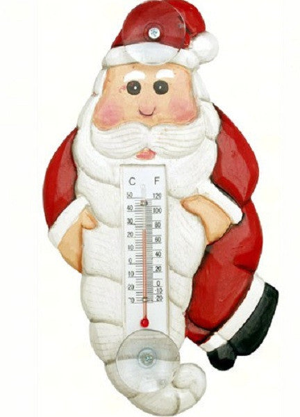 Christmas Window Thermometers (Santa, Cat or Dog) - YourGardenStop