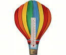Hot Air Balloon with Vertical Stripes Small Window Thermometer - YourGardenStop