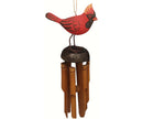 Bamboo Wind Chime by Songbird Essentials (Cardinal & Hummingbird) - YourGardenStop