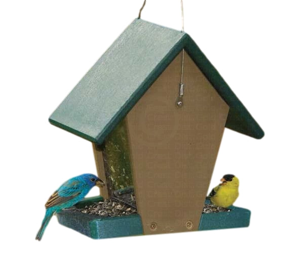 Recycled Plastic Small Hopper Feeder - YourGardenStop