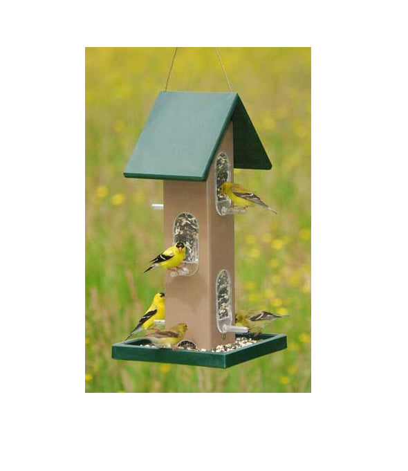 Tube Feeder with seed Tray - YourGardenStop