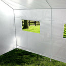 9 x 10 Ft Greenhouse Kit-with-Heavy Duty Steel Frame and PE Cover - YourGardenStop