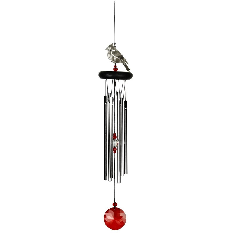 Woodstock Chimes The Crystal Chimes, Cardinal or Hummingbird - YourGardenStop